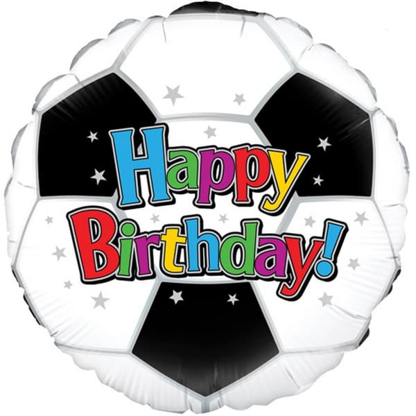 Oaktree 18 Inch Football Shaped Birthday Balloon