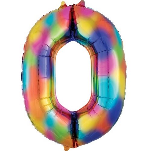 Bild av Anagram 34in Number Supershape Foil Balloon