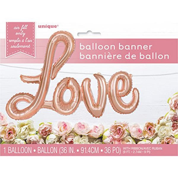 Unique Party 36 Inch Foil Balloon Banner Kit