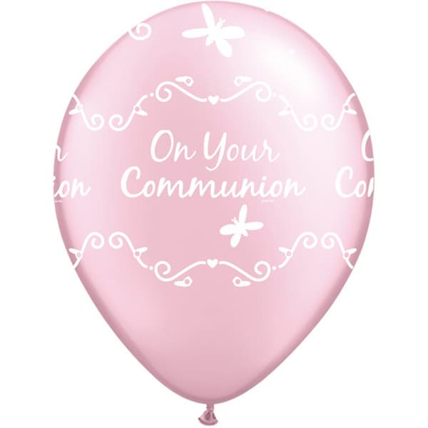 Creative Party 12 Inch Butterfly Design Communion Balloons