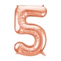 Pikkukuva 3 / 5: Unique Party 34 Inch Rose Gold Supershape Number Foil Balloon