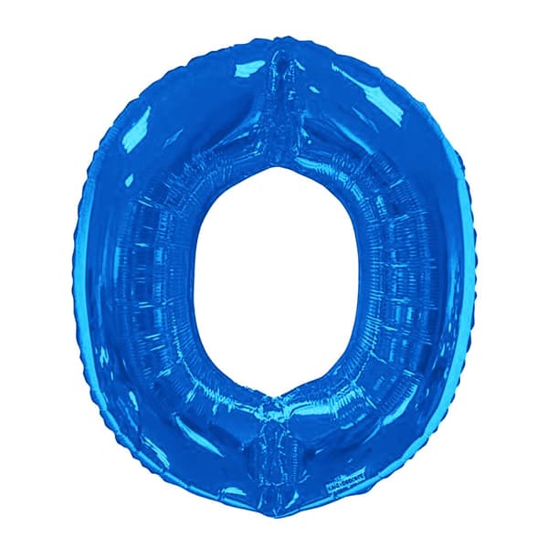 Kaleidoscope 34 Inch Foil Letter Blue Balloon