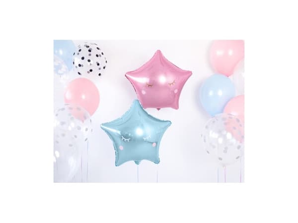Party Deco Star folio ilmapallo, vaaleanpunainen, 48cm universaali
