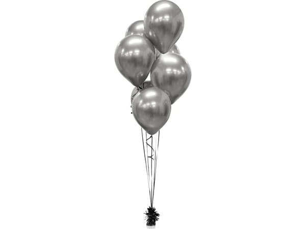 GoDan Balloons Beauty & Charm platinum graphite 12 "/ 50 pcs