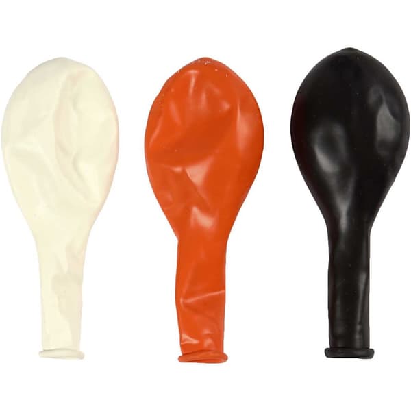 Ballonger Halloween - dia. 23-26 cm - Runda - 100 mixade
