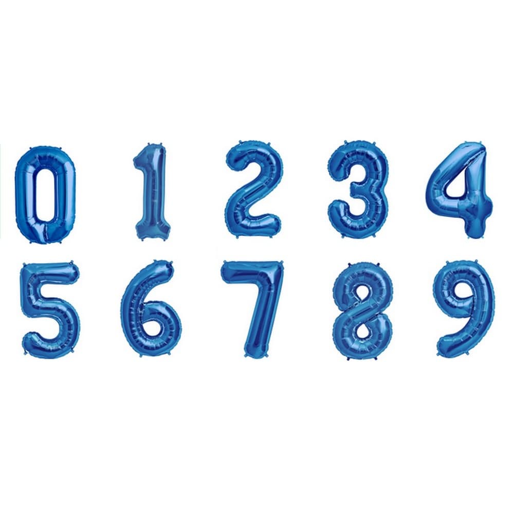 NorthStar 34 Inch Blue Number Balloons
