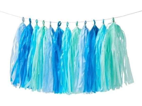 Meri Meri Blue Tassel Garland