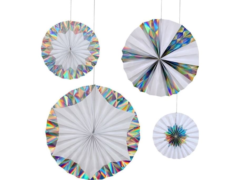 Meri Meri Meri Meri - Giant Silver Foil Pinwheels