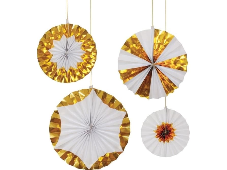 Meri Meri Meri Meri - Giant Gold Foil Pinwheels