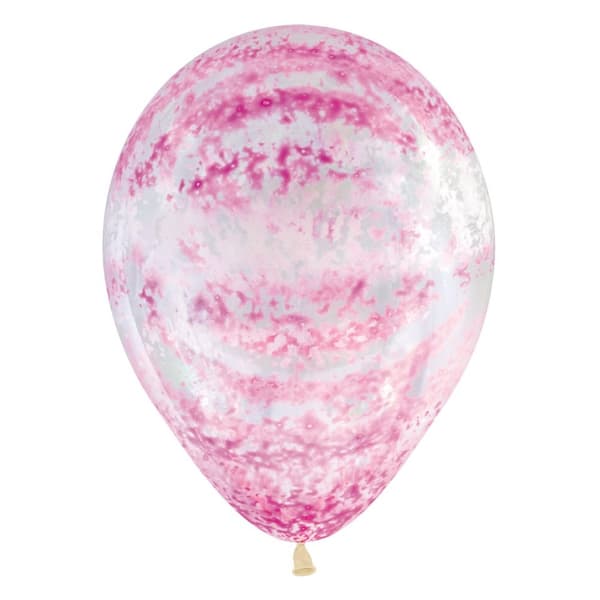 Sempertex Latex graffiti balloner (pakke med 25) Pink/White One Size
