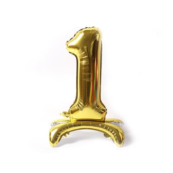 Realmax 1 Number Balloon Gold One Size