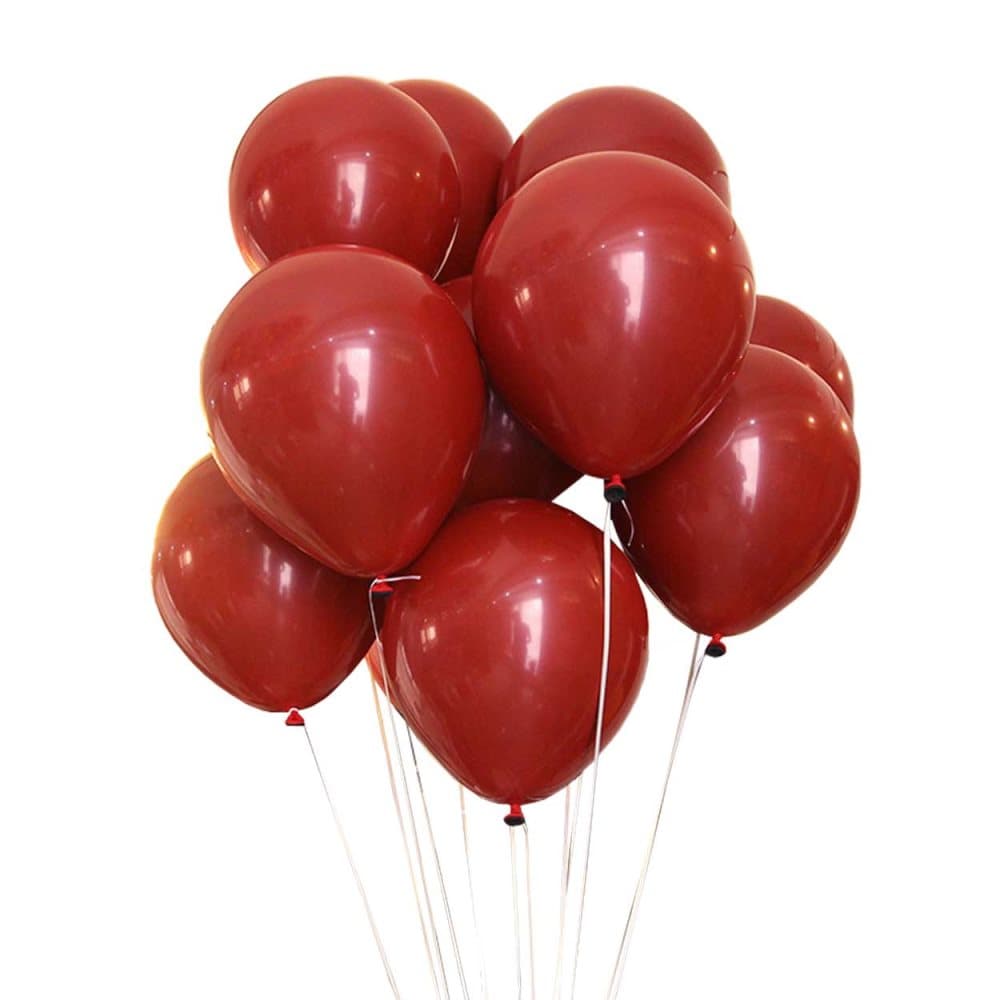 100-pack Röda Ballonger 26cm Latex Fest Födelsedag