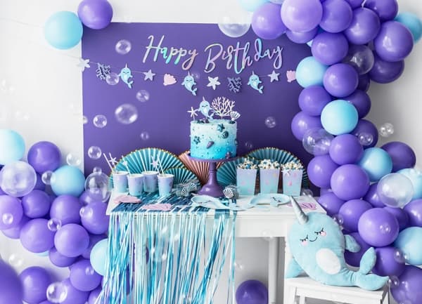 PartyDeco FB62-KARTON, Monivärinen, Kuvio, Kalvo, Juhlateema, 530 mm, 870 mm