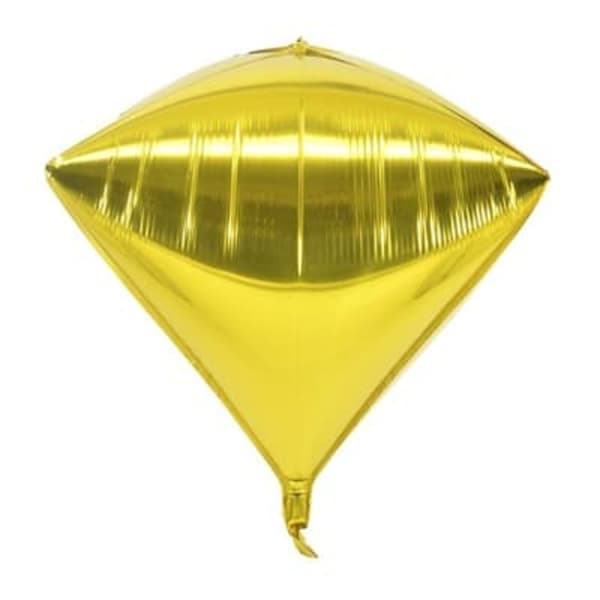 Realmax Diamant holografisk 4D-ballon Gold One Size