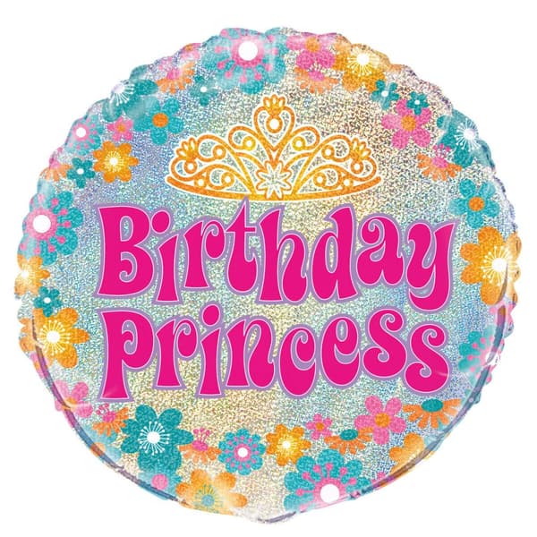 Unique Party Prinsesse fødselsdag folie ballon