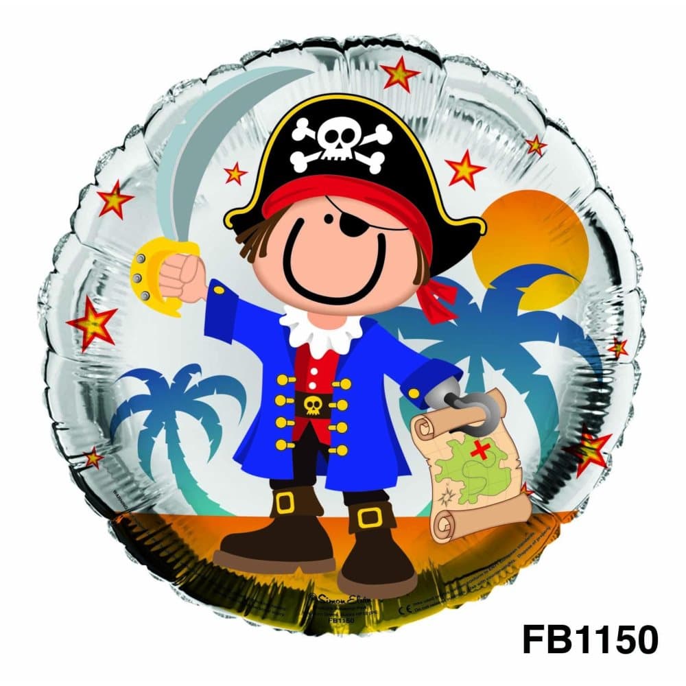 Simon Elvin It's Open Pirate folieballong