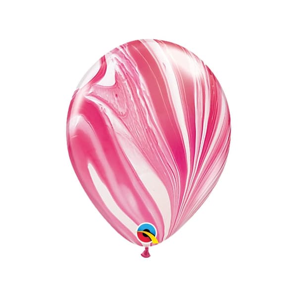 Qualatex Superagate Latex Swirl Balloons (Pack of 25)