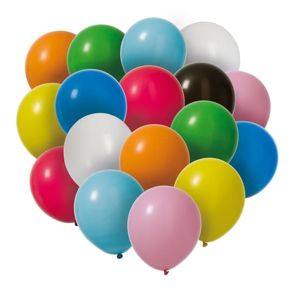 Ballonger Blandede farger 25 stk.