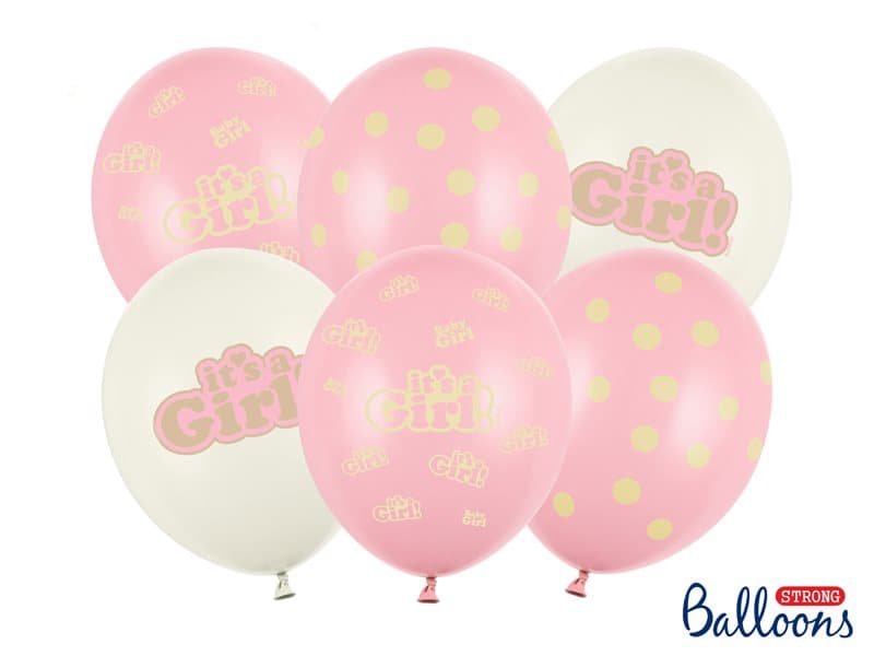 Ballonger it's a girl, 6-pack