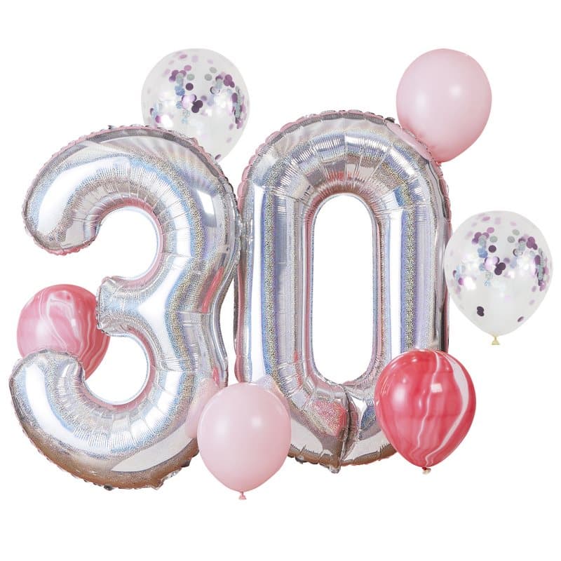 Ballongbukett 30 år