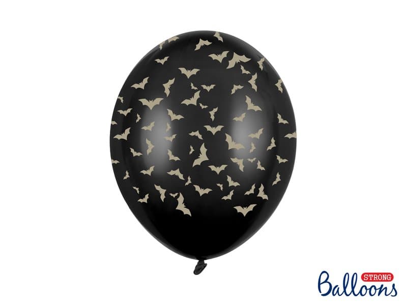 Ballonger Halloween Fladdermus 10 st.