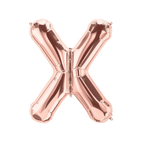 Realmax X Foil Balloon Rose Gold One Size