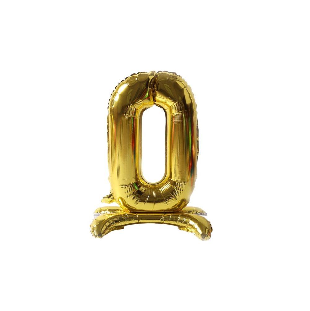 Realmax Stående nummer 0 folieballong