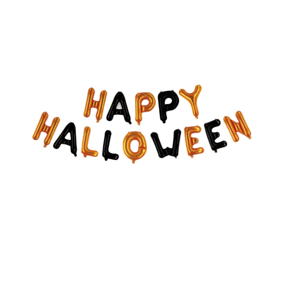 Realmax Bokstäver Halloween folieballong set