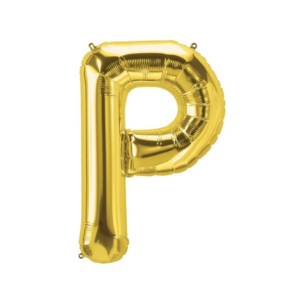 Realmax P Foil Balloon Gold One Size