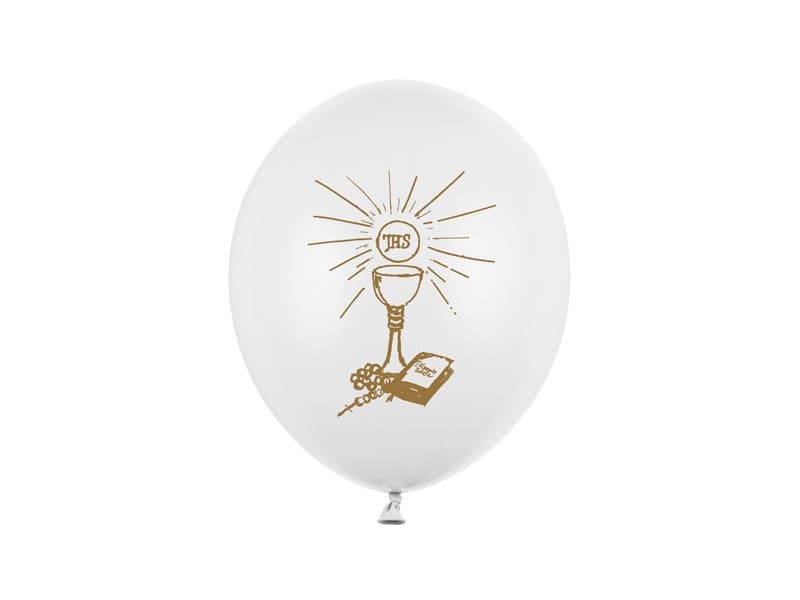 Ballonger Konfirmation 27 cm, 6-pack