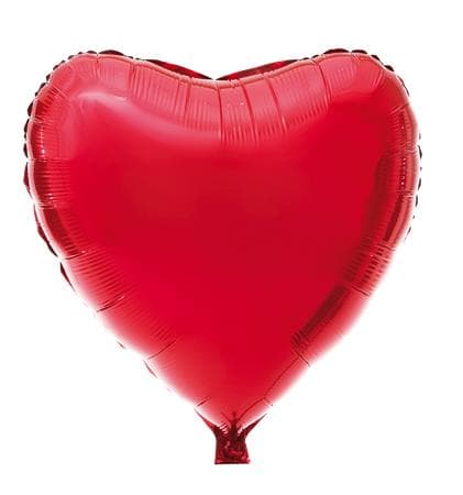 Ballong Hjärta Rött Folie 70x74 cm