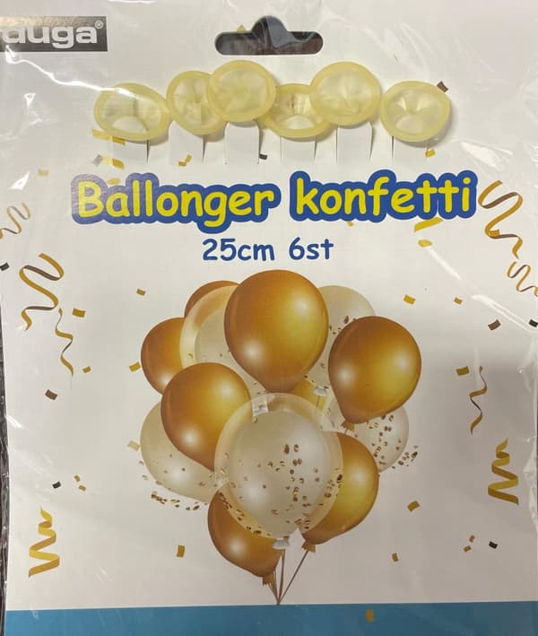 Ilmapallot Latex Confetti
