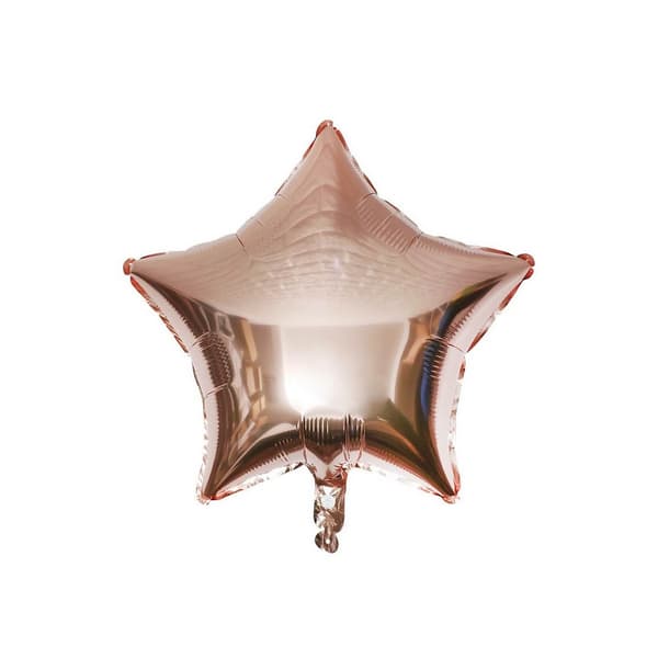Realmax Stjerne folieballon (pakke med 10)