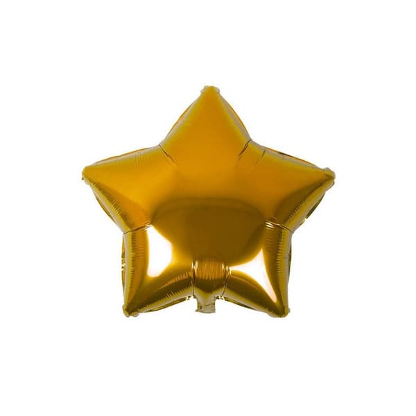 Realmax Stjerne folieballon (pakke med 10)