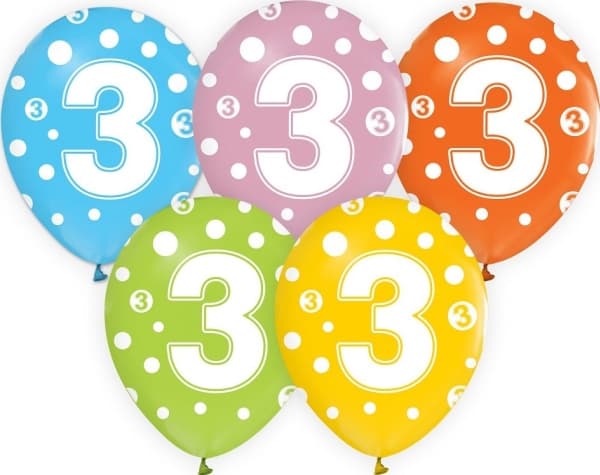 GoDan Antall ballonger: 3, 12"/ 5 stk. Godan