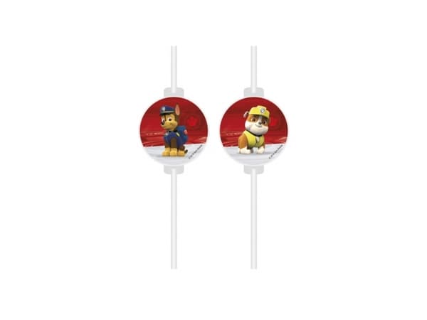 Paw Patrol papir sugerør