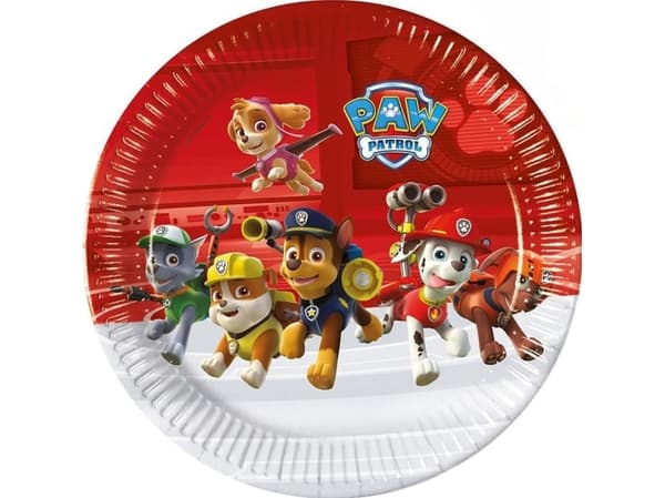 Paw Patrol tallerkner, 23 cm