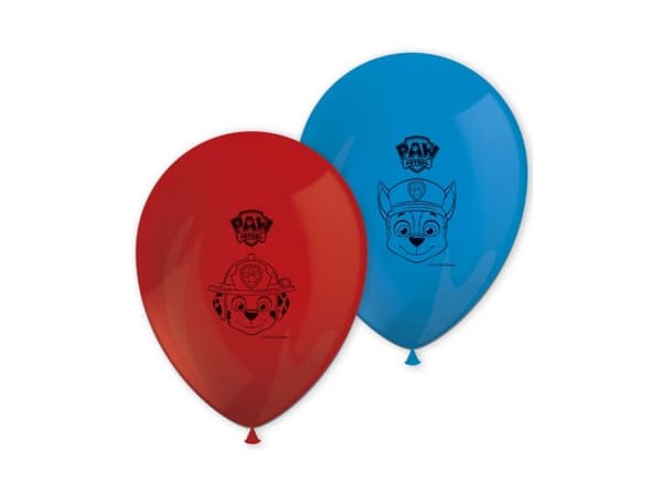 Procos2 Paw Patrol födelsedagsballonger - 30 cm - 8 st