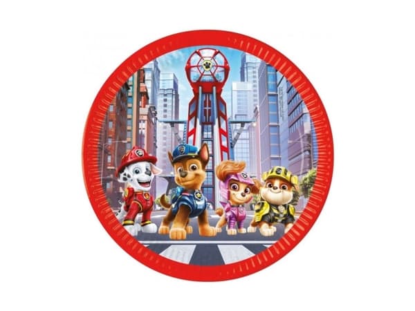GoDan Paperilautaset Paw Patrol 23cm 8kpl 8kpl