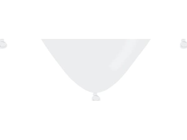 GMR Valkoiset sydänilmapallot - 29 cm - 50 kpl - Universal