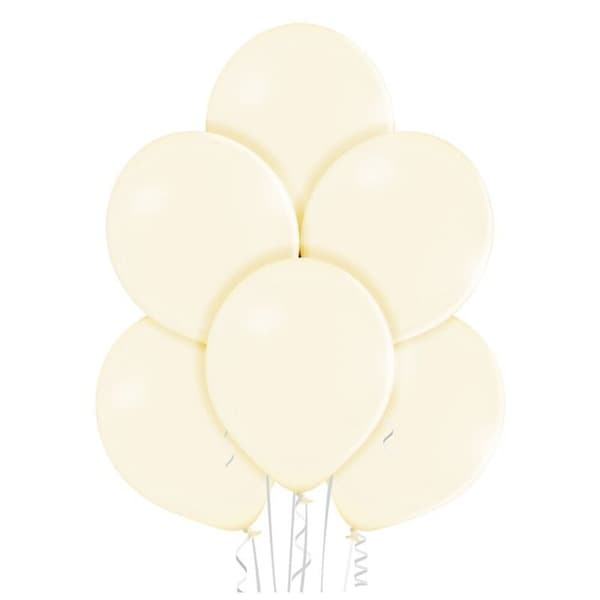 Belbal Pastel Balloon (Pack of 100) Vanilla One Size