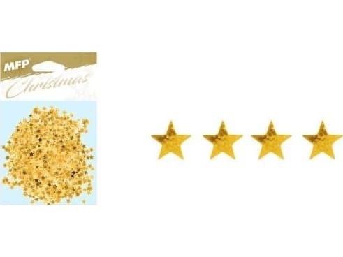 Konfettistjerner 20g gull