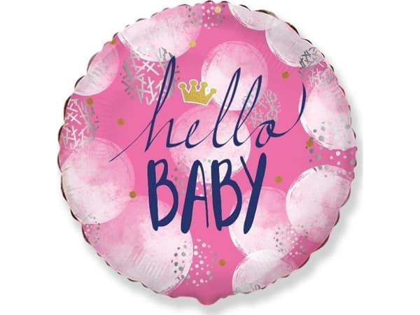 GoDan Balon foliowy Hello Baby Girl FX 46cm