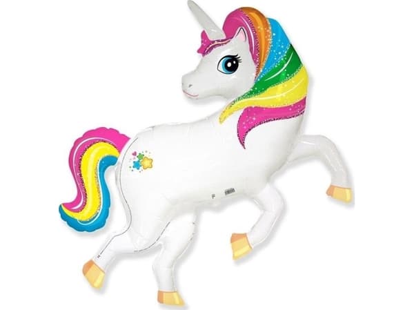 GoDan Folieballong Rainbow unicorn FX 61cm