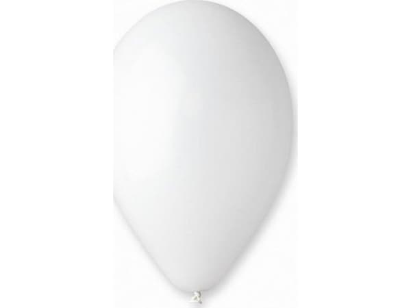 GoDan Pastelli valkoinen ilmapallot 25cm 50kpl