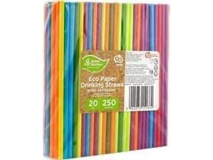 GoDan Rainbow papperssugrör MIX 197x6mm 250st