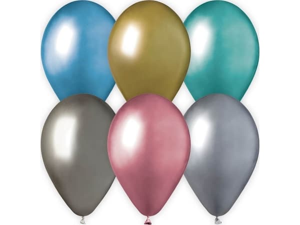 GoDan Latex balloons shiny mix of colors - 33 cm - 50 pcs. Universal