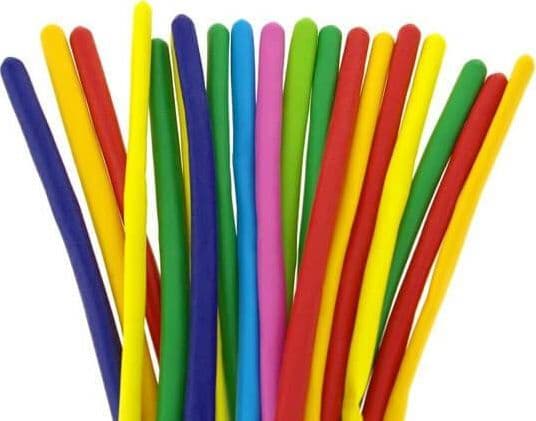GMR Modeling clay, Animator tubes - mix of colors - pastel - 100 pcs. High quality. universal