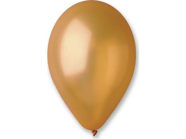 Gemar metallinhohtoiset kultaiset ilmapallot, GM110, 30 cm, 100 kpl.