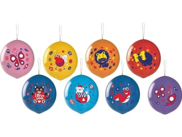 Gemar Ballonger GPBD1 pastell, BALL med Lux trykk - mix / 25 stk.